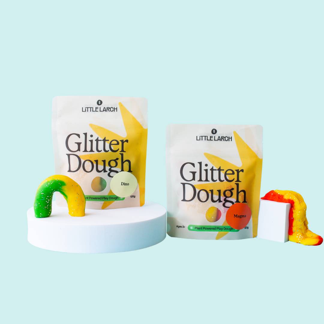 Glitter Dough 2 Pack - Magma x Dino